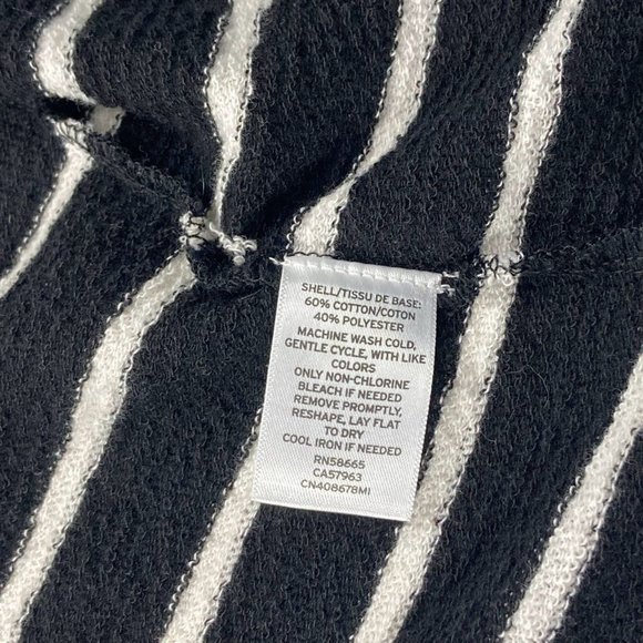 caslon womens jacket blue And white stripes size S - Picture 7 of 10